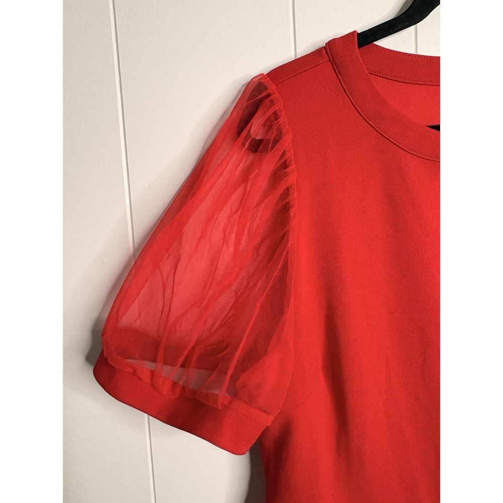 SHEIN CURVE size 3XL red short sleeve dress Plus Size Women On Trend - Picture 3 of 7